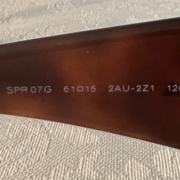 Prada Authentic Sunglasses Brown Wraps  Unisex   SPR 07G - Picture 9 of 9